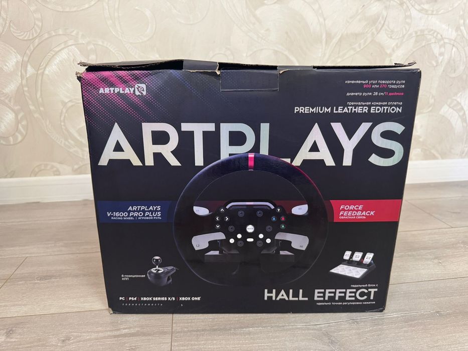 Игровой руль Artplays v-1600 pro plus