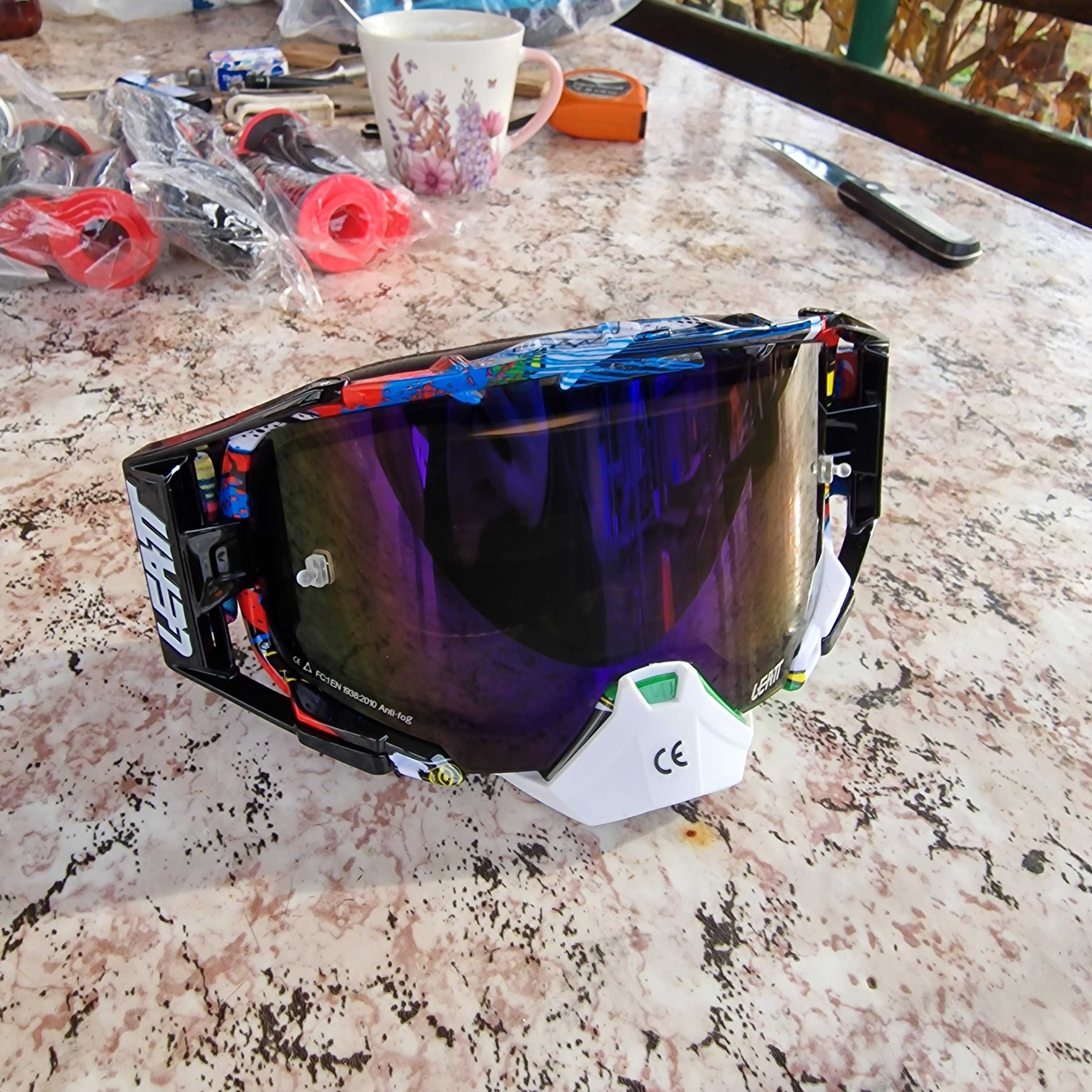 Мотокрос ендуро очила гугълс goggles LEATT HONDA KTM SUZUKI KAWASAKI