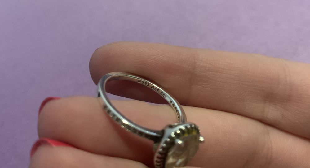 PANDORA , Сребърен пръстен с кубичен цирконий