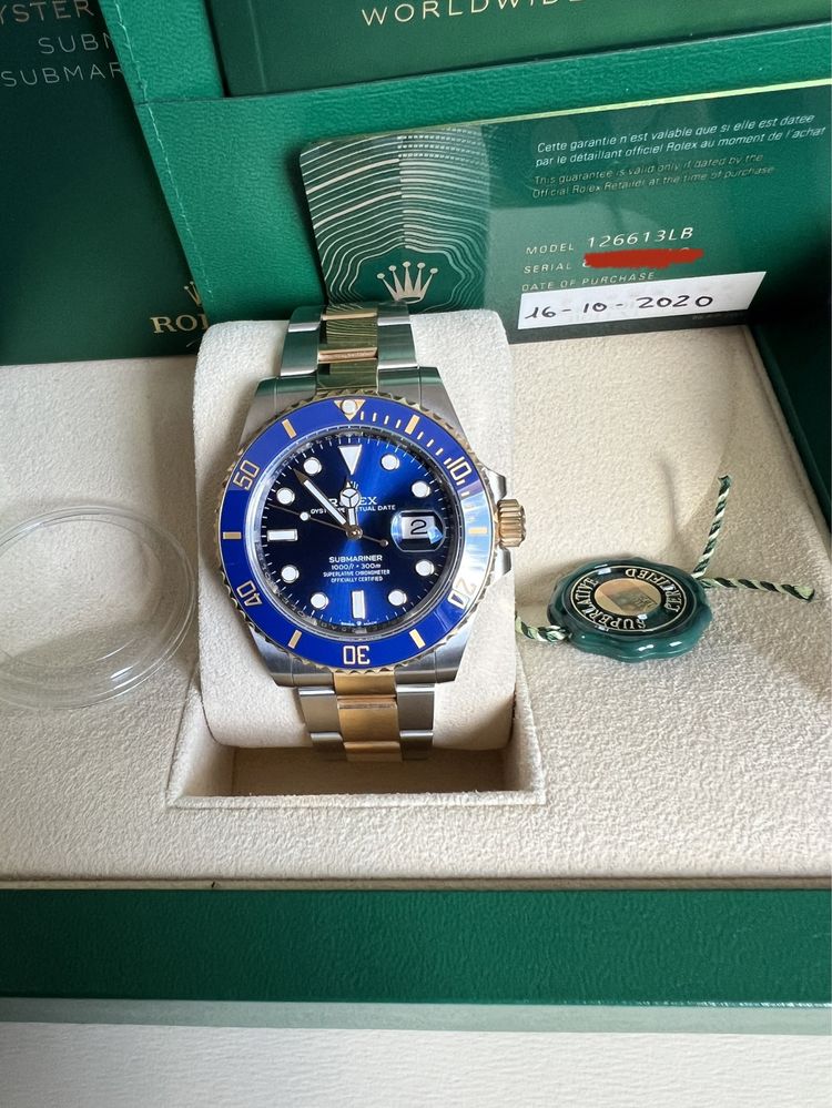 Ceas Submariner 41 mm Blue