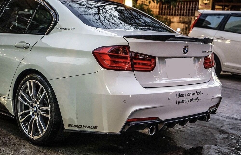 Лип спойлер багажник BMW F30 3 сериа lip spoiler M бмв ф30 M4 style