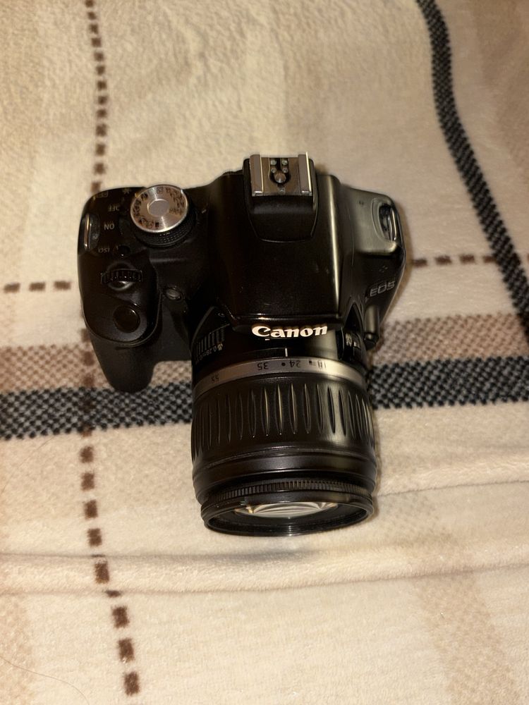 Canon 500D + обектив 18-55мм