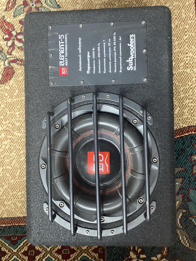 Продам сабвуфер element e5 3000вт