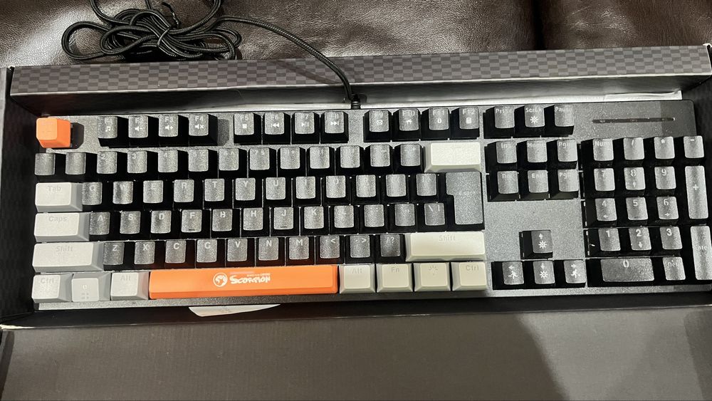 Tastatura Gaming mecanica MARVO KG905, USB, Layout US, negru