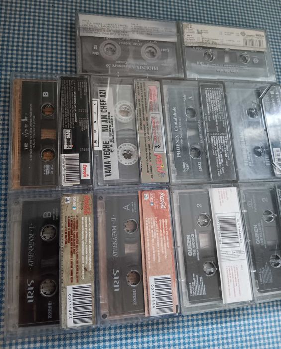 Caseta audio,Rock,Iris,Vama veche,Phoenix, Timpuri noi,Cargo,Queen,VH2
