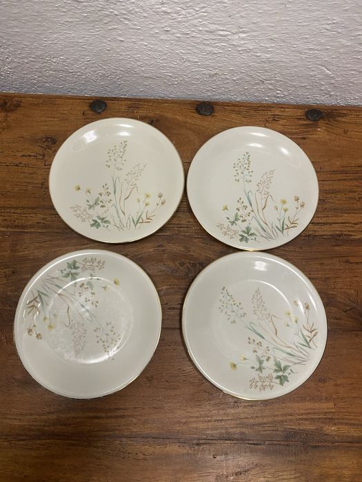 Немски чинийки от костен порцелан