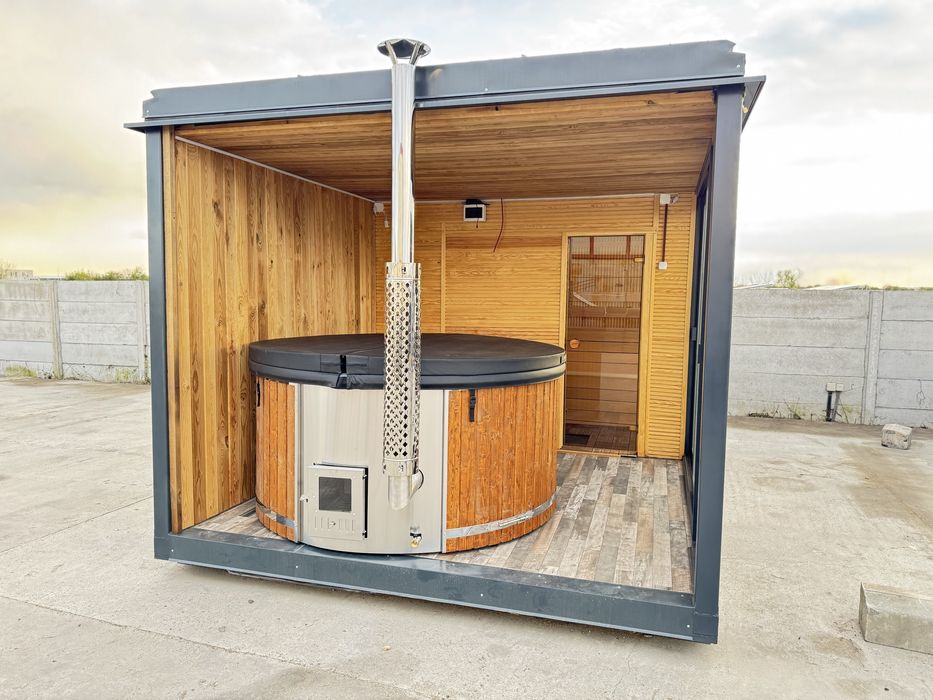 Ciubar jacuzzi cu soba interna