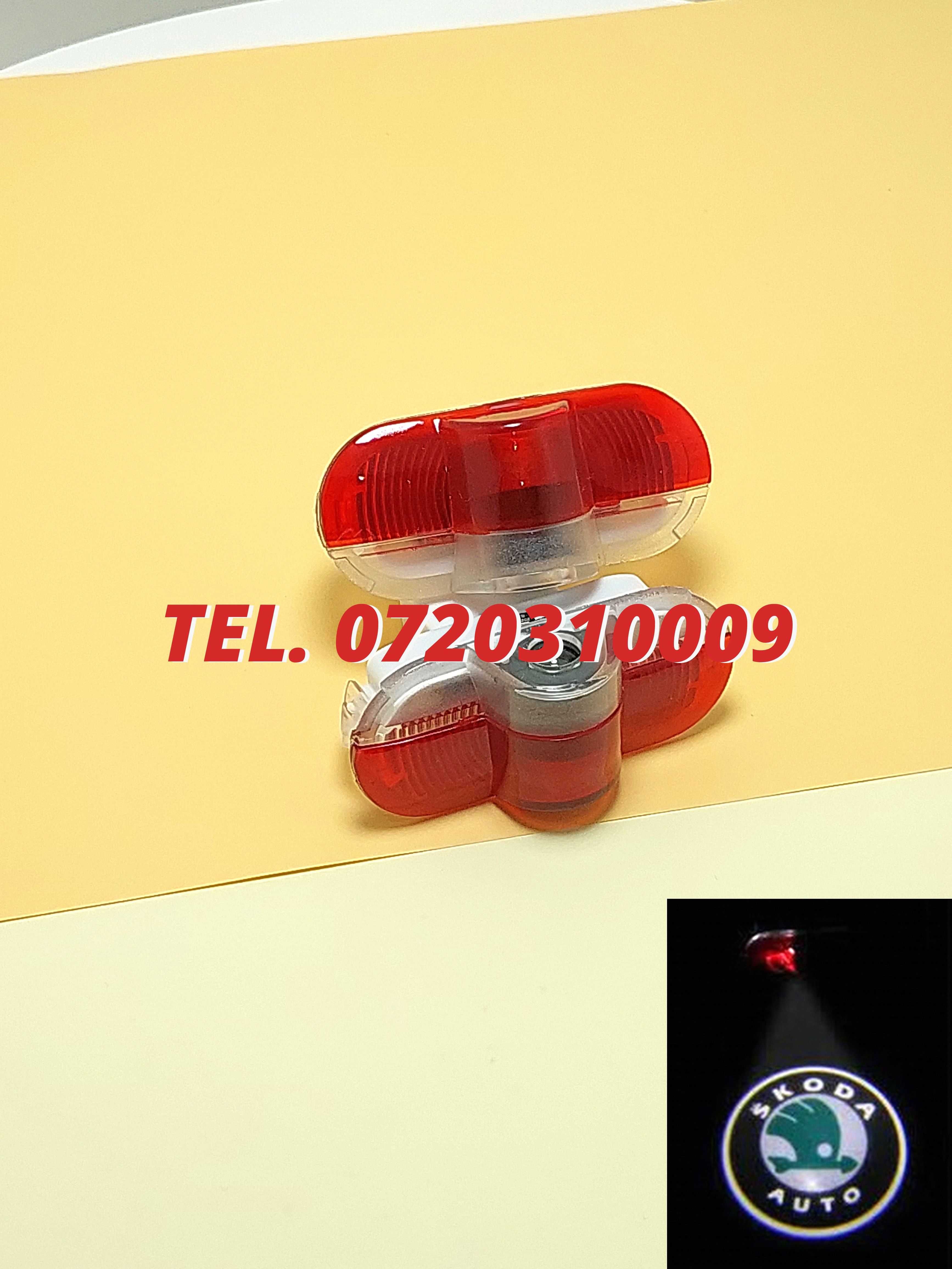 Proiector Led Cu Logo Skoda Octavia 2  Btsl019