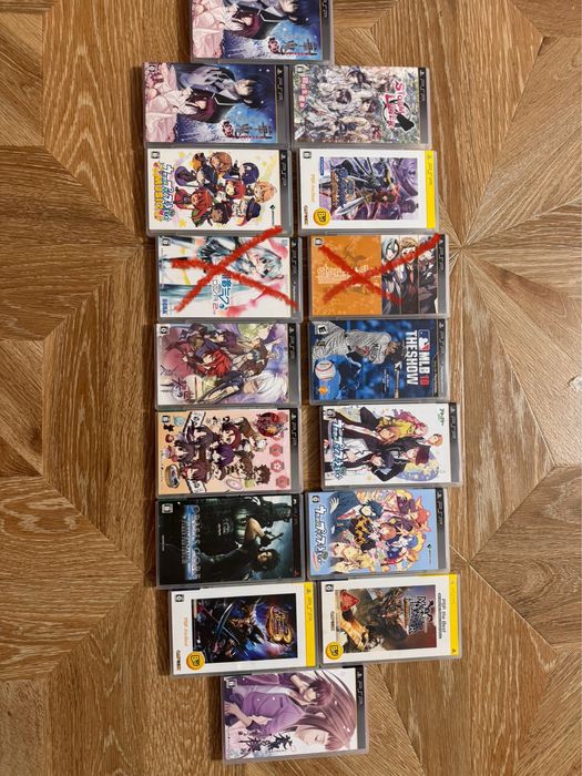 Продам коллекцию игр для PSP 14 дисков
