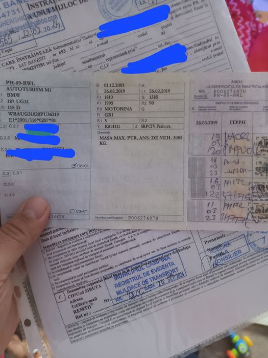 De vânzare bmw, an 2005