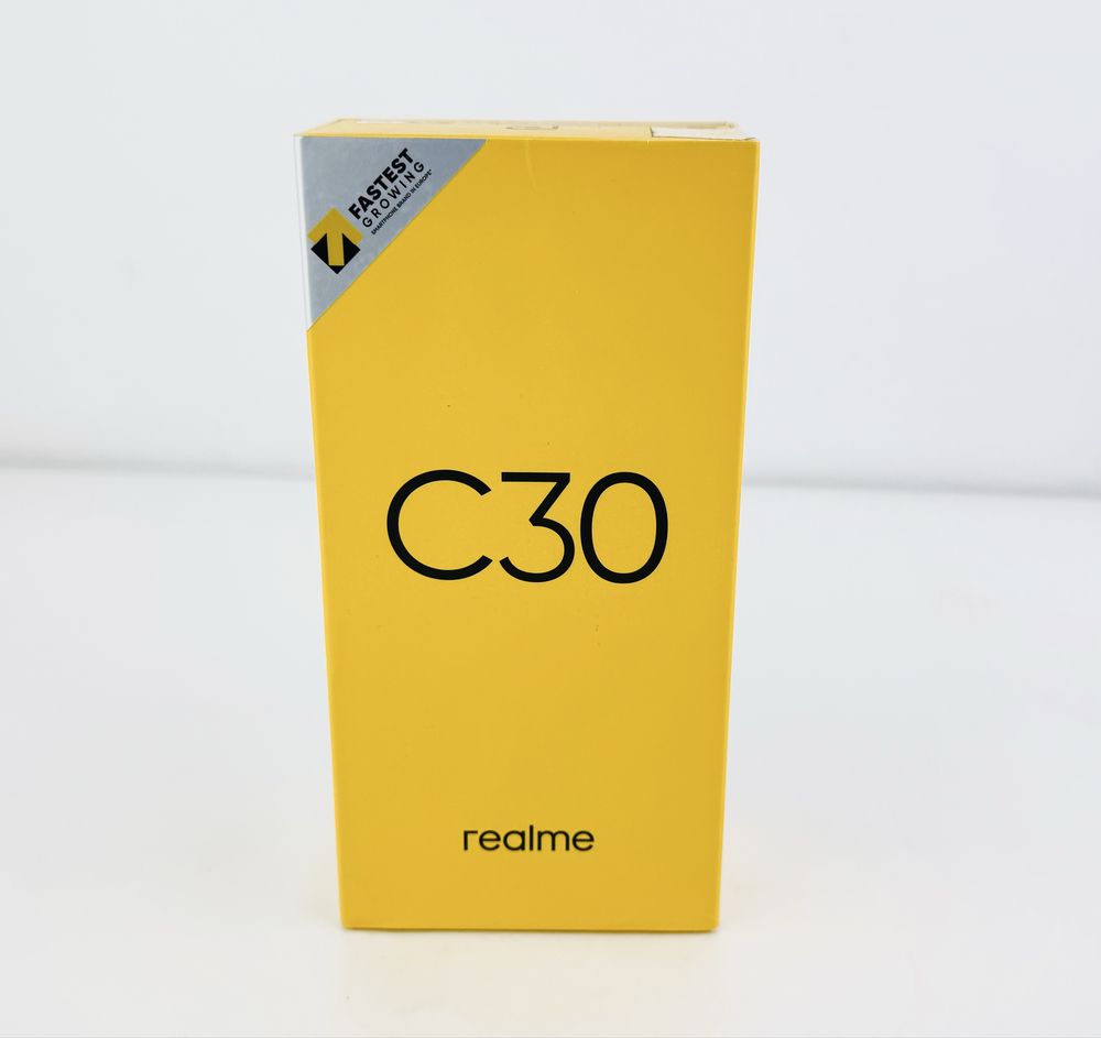 НОВ! Realme C30 32GB 3GB RAM Black 2г. Гаранция!