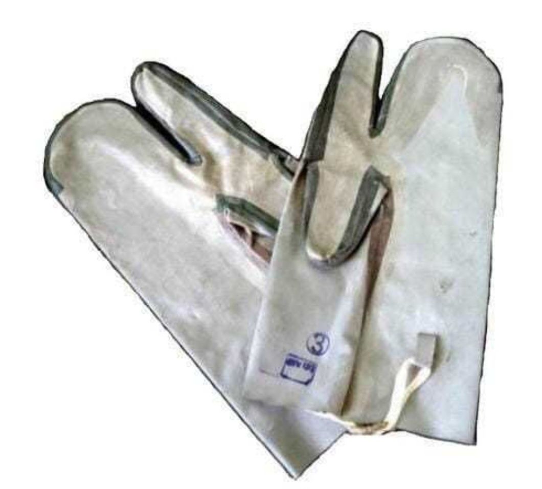 Перчатки резиновые трёхпалые от ОЗК