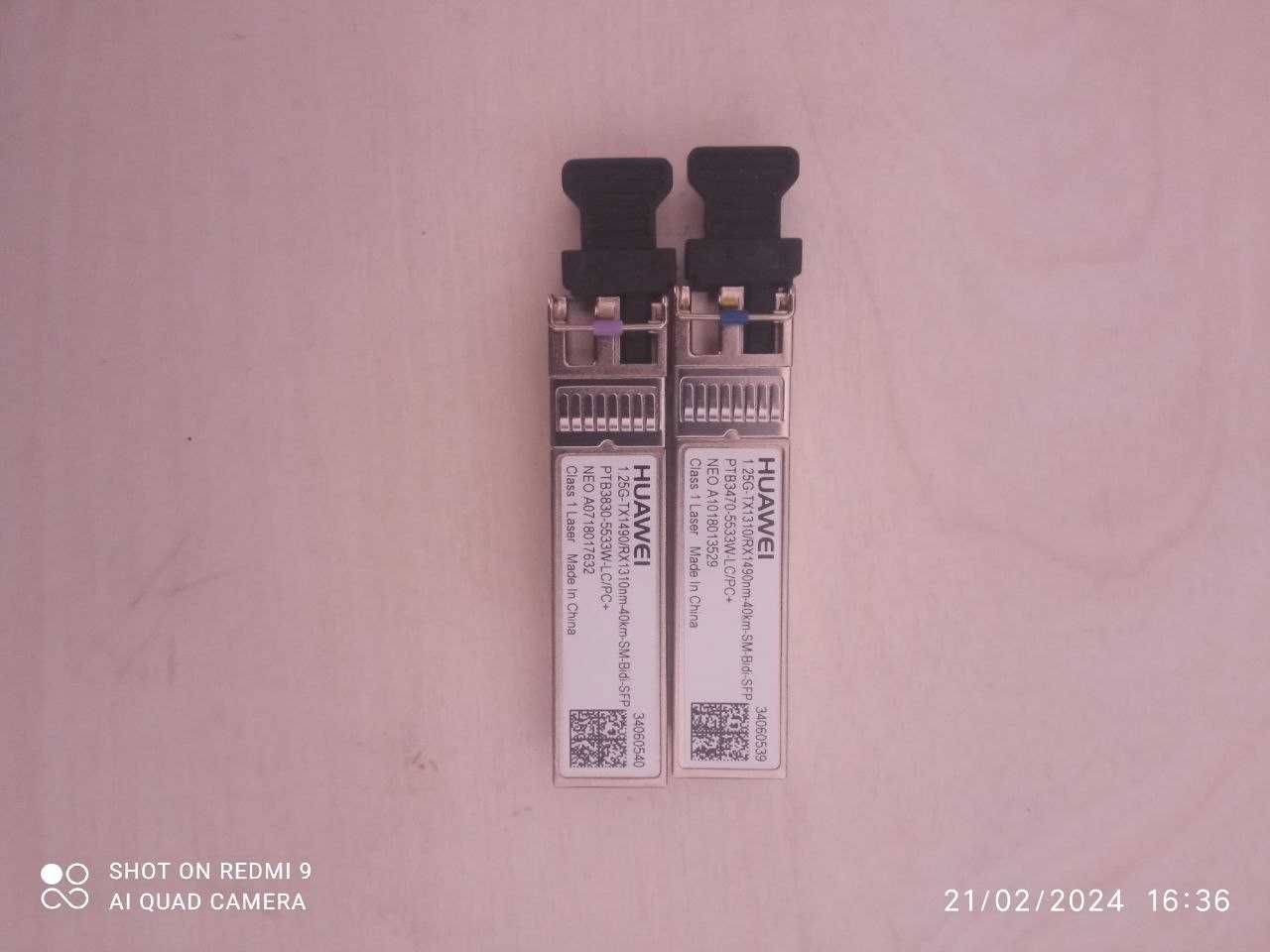 SFP SM 10km 20km 40km bir tolada tx/rx 1,25G