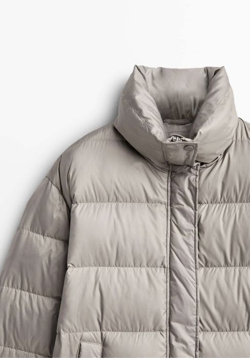 Geaca/Palton Massimo Dutti, cu puf