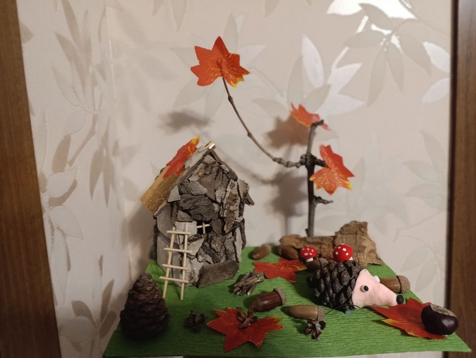 Поделки в школу и сад .