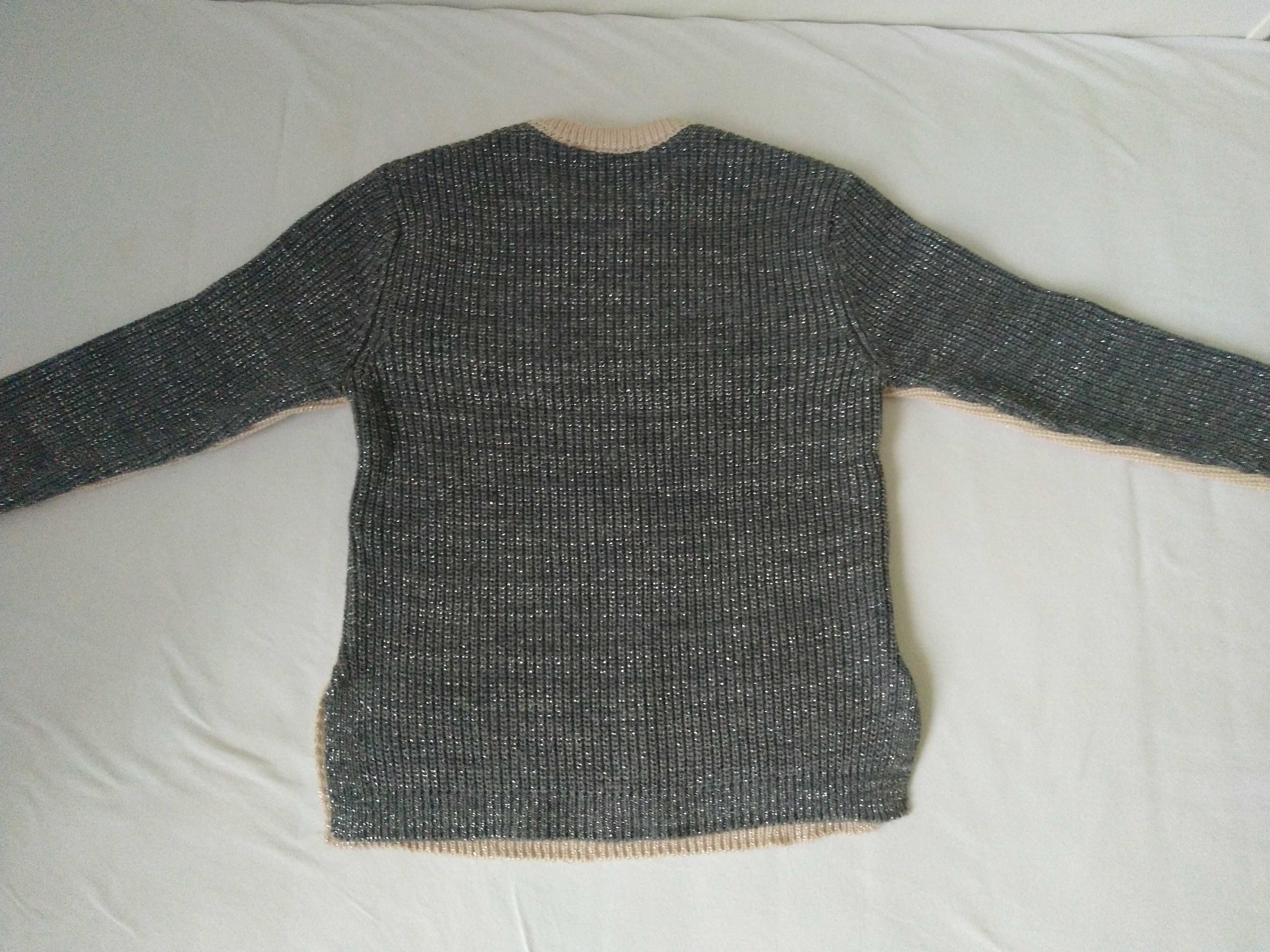 Детски плетен пуловер, размер 5-6 години