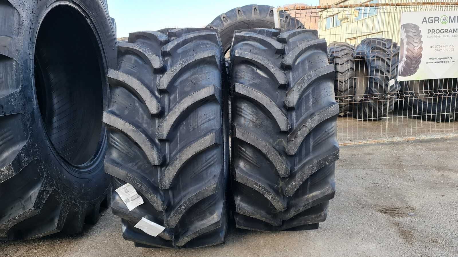 Cauciucuri noi 480/65R24 OZKA 14.9R24 anvelope tractor fata