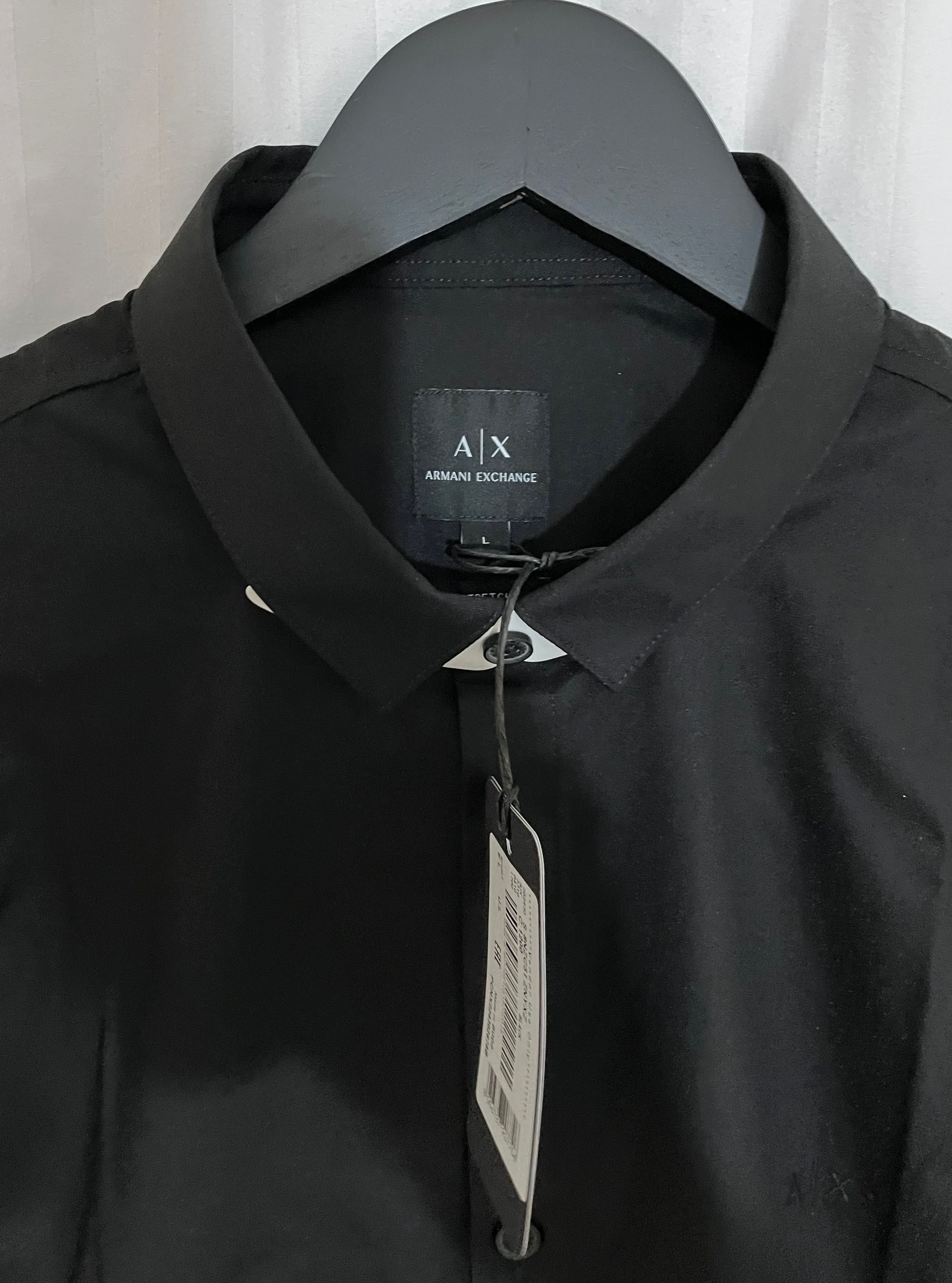 Нова Мъжка Риза с Къс ръкав Armani Exchange