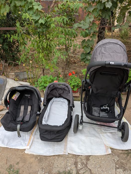 Carucior graco evo 3 in 1 trylogy gri