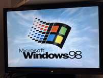 Vand unitate PC retro cu windows98 si XP