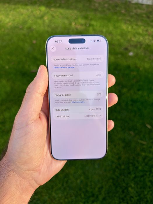 iPhone 16 Pro Max 256GB impecabil, ca nou 10/10