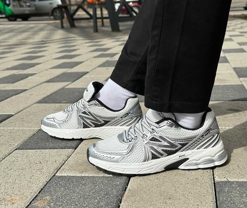 Мужские спортивные кроссовки белые (1750)