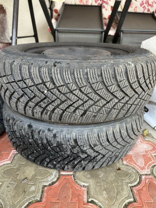 Roti complete iarna Hankook icept rs3, 185/65 R15, jante tabla