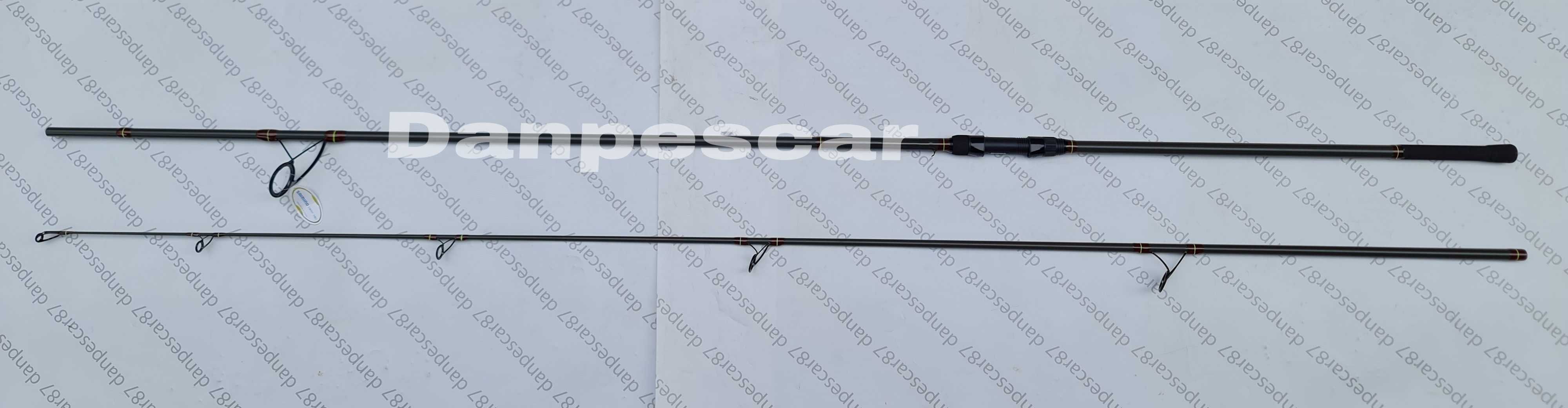 SET 4 Lansete carbon Saimino CARP MO2 3,90m din 2 tron 4lbs 100%carbon