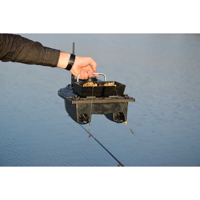 Barcă/Navomodel de pescuit plantat și nădit momeală cu Flytec-D20