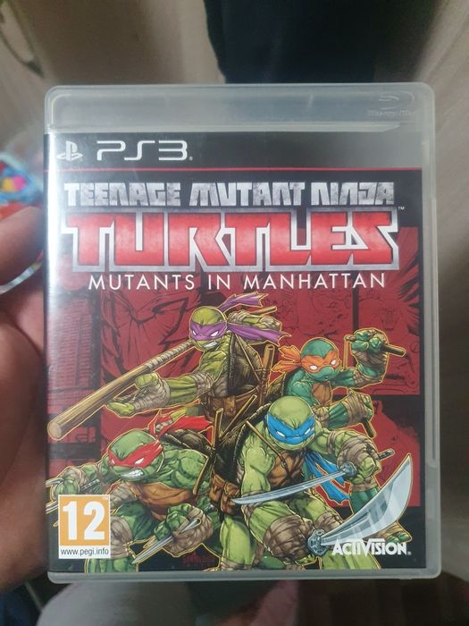 Диск с игрой черепашки ниндзя на ps3