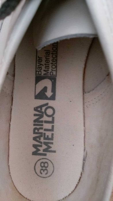 Дамски елегантни кецове Marina Mello ЕСТЕСТВЕНА КОЖА , EU 38