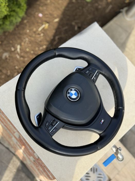 Volan original Bmw F10 /F11/ F01/F07 M packet + padele + Airbag