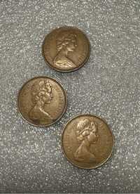 Автентични Бронзови Монети 2 New Pence- 2 Нови Пенса 1971г
