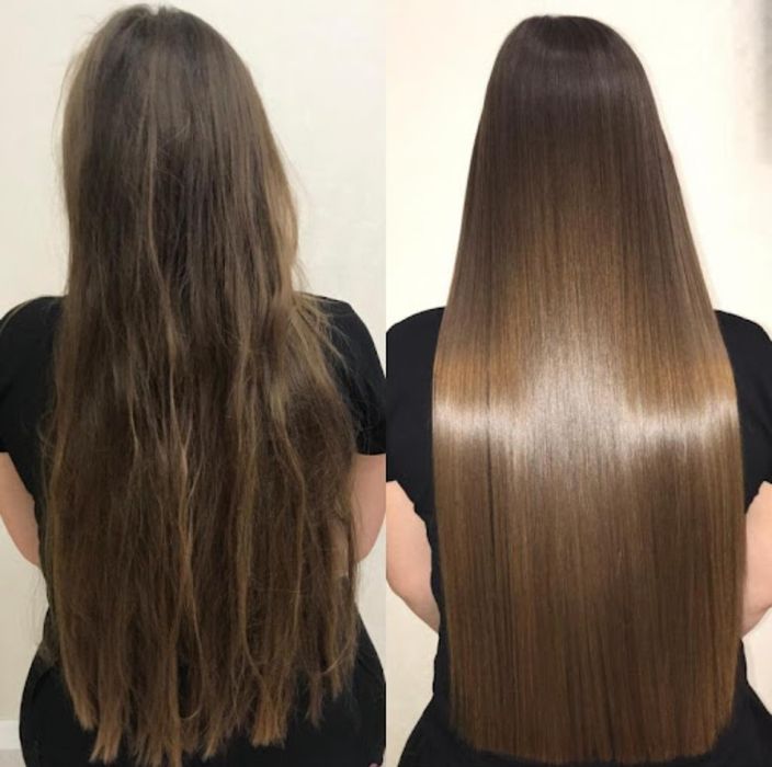 Кератиновое выпрямление