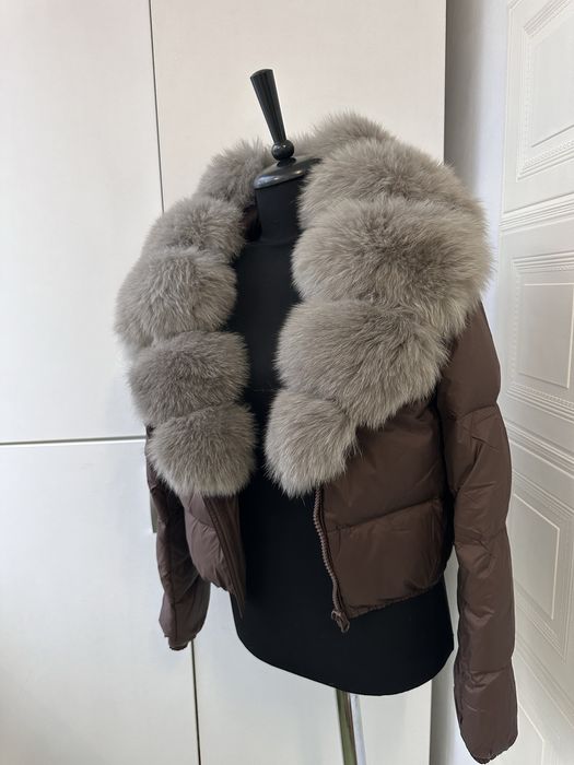 Lichidare stoc Geaca puf scurta blana deosebita