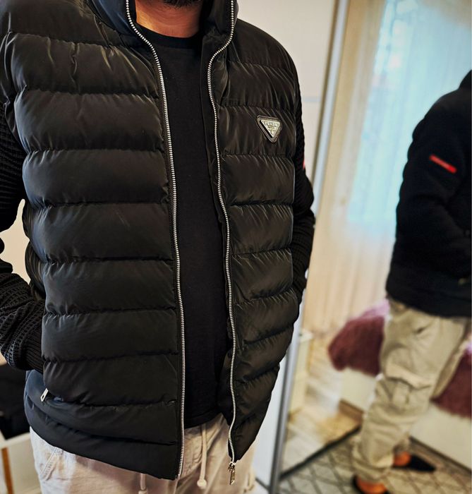 Prada черно зимно яке