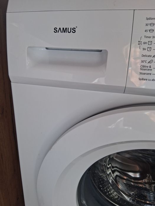 Masina de spalat rufe frontala slim Samus WSL-6101, 6 kg, 1000 rpm, cl