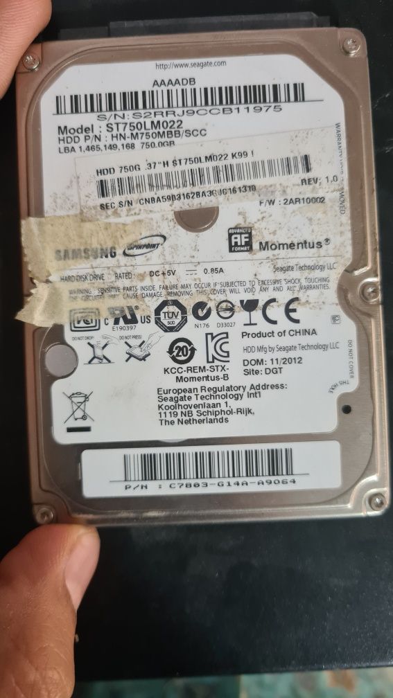 Жёсткий диск 1 TB Toshiba