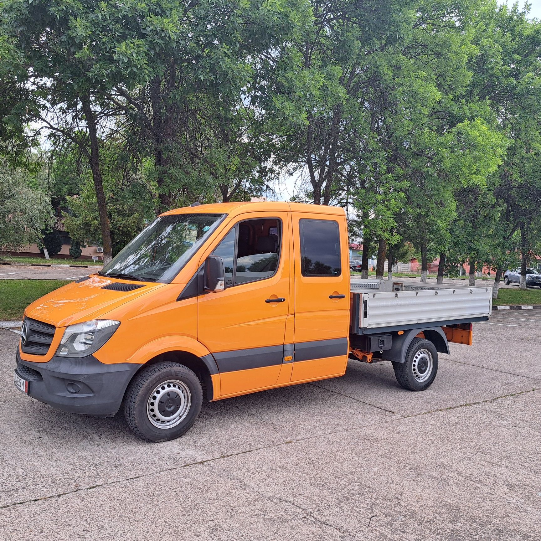 Mercedes Sprinter Doka An 04/2016 euro 5 lada 2,8m. 313/7 locuri