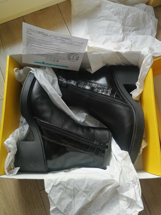 Дамски боти естествена кожа 39