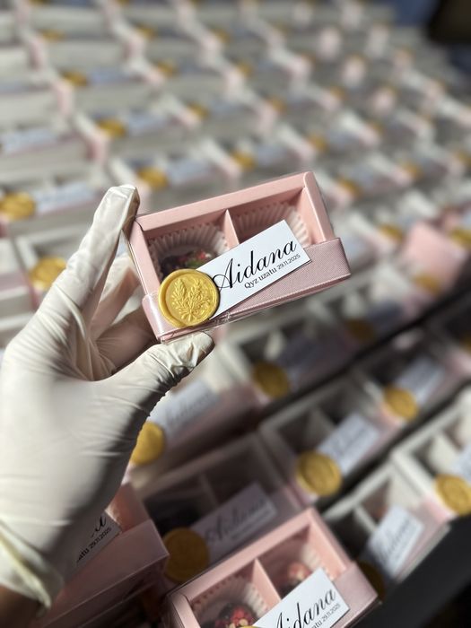 Тойбастар, подарки, бонбоньерки, шоколад ручной работы