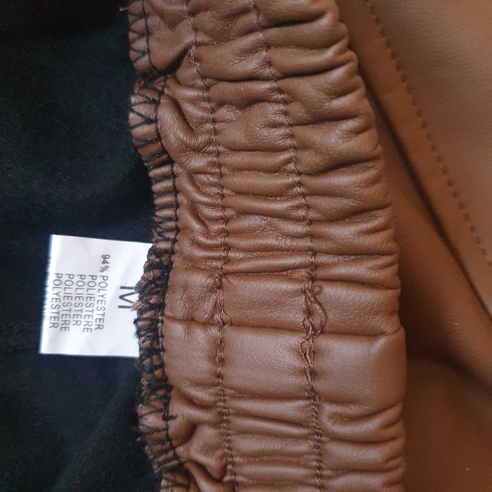 Pantaloni piele cargo