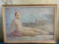 Vand Tablou Nud 1940 Semnat Amadeo Gabino Pret 90.000€uro