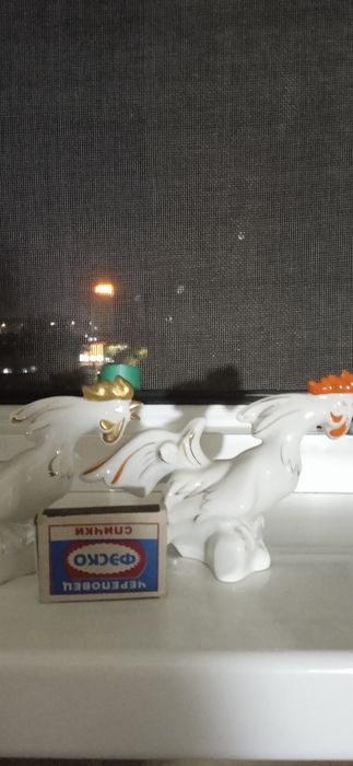 Статуэтка петух 2шт смотрите фото