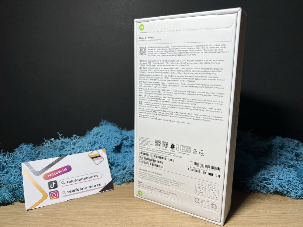 Iphone 16 Pro Max Sigilat 256Gb Alb 24 luni garantie Telefoane Mures