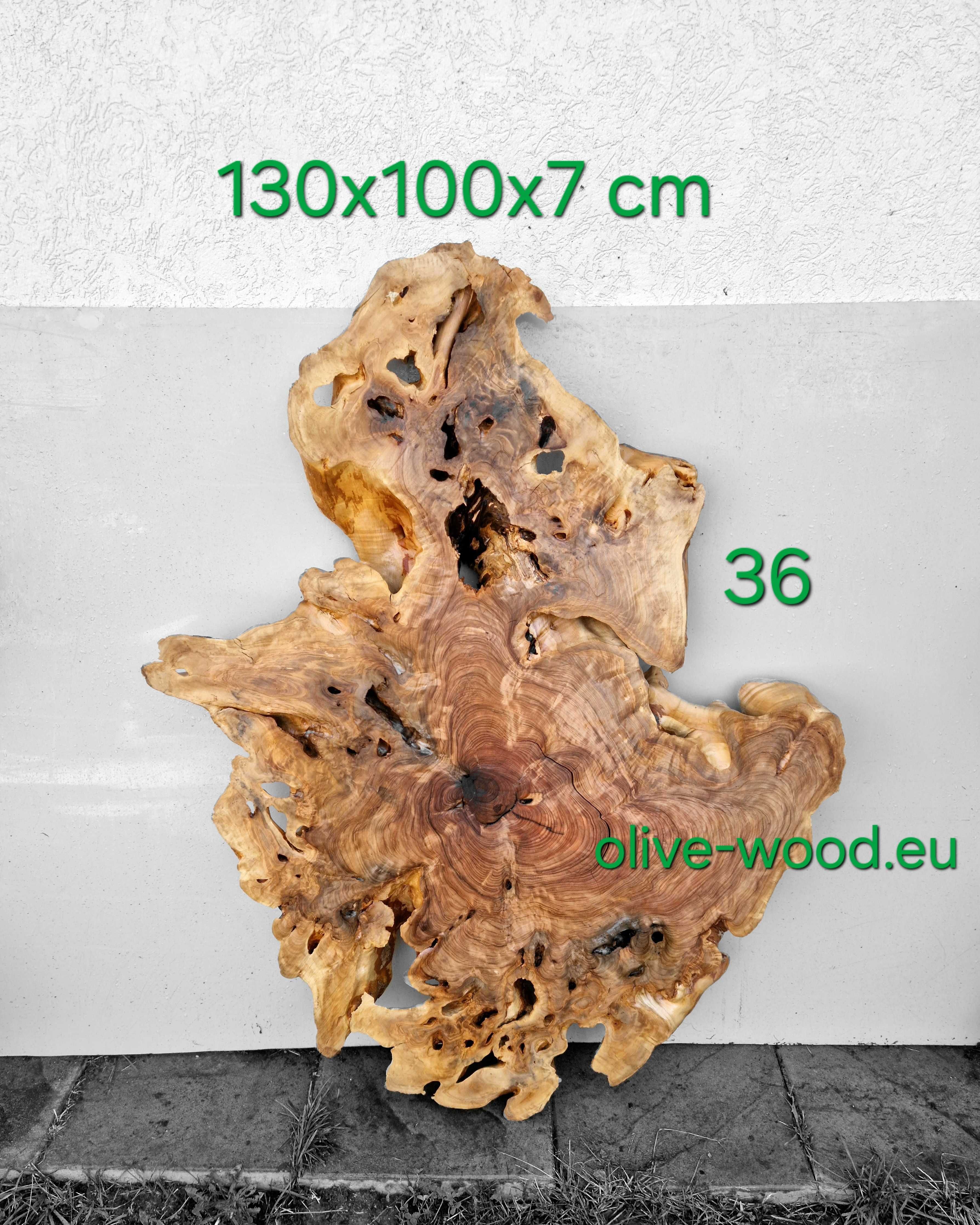 Дървен материал от маслина (янове) и шайби. Olive Wood Live Edge Slabs