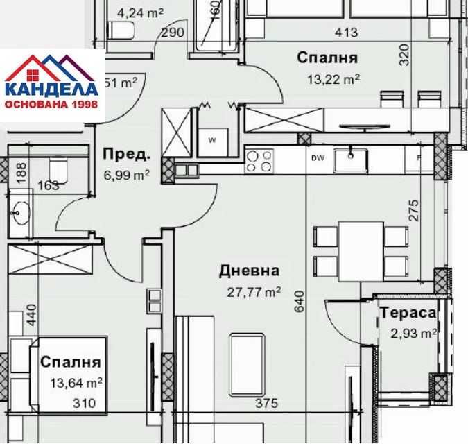 Продава се Тристаен апартамент в Пловдив, Остромила - 100 кв.м за 1095 €/кв.м - Снимка #9