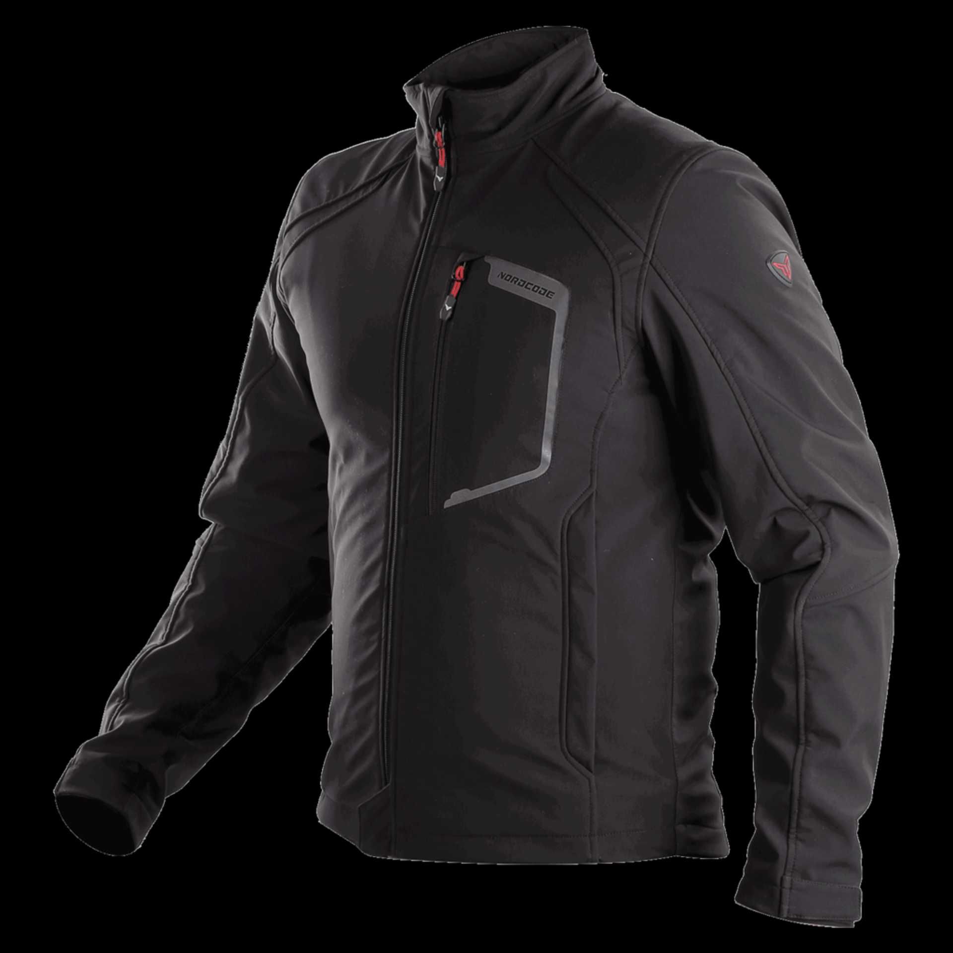 Текстилно мото яке Ergo Softshell Black