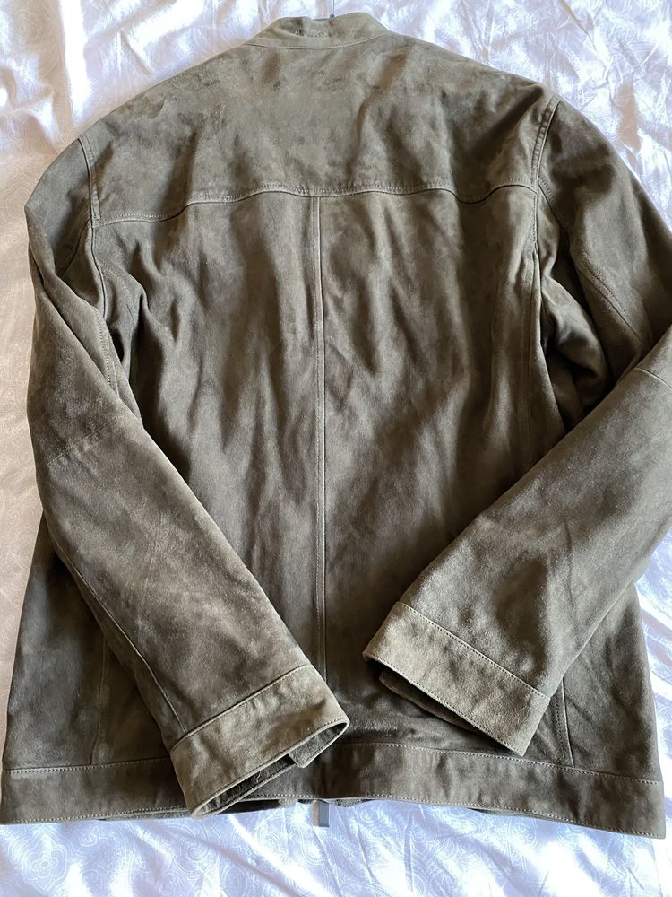 geaca piele massimo dutti