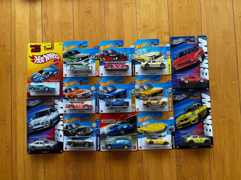 Hot Wheels BMW M1 Procar; E39 M5; M3 Wagon; 635 CSi; 2002; 507; M2